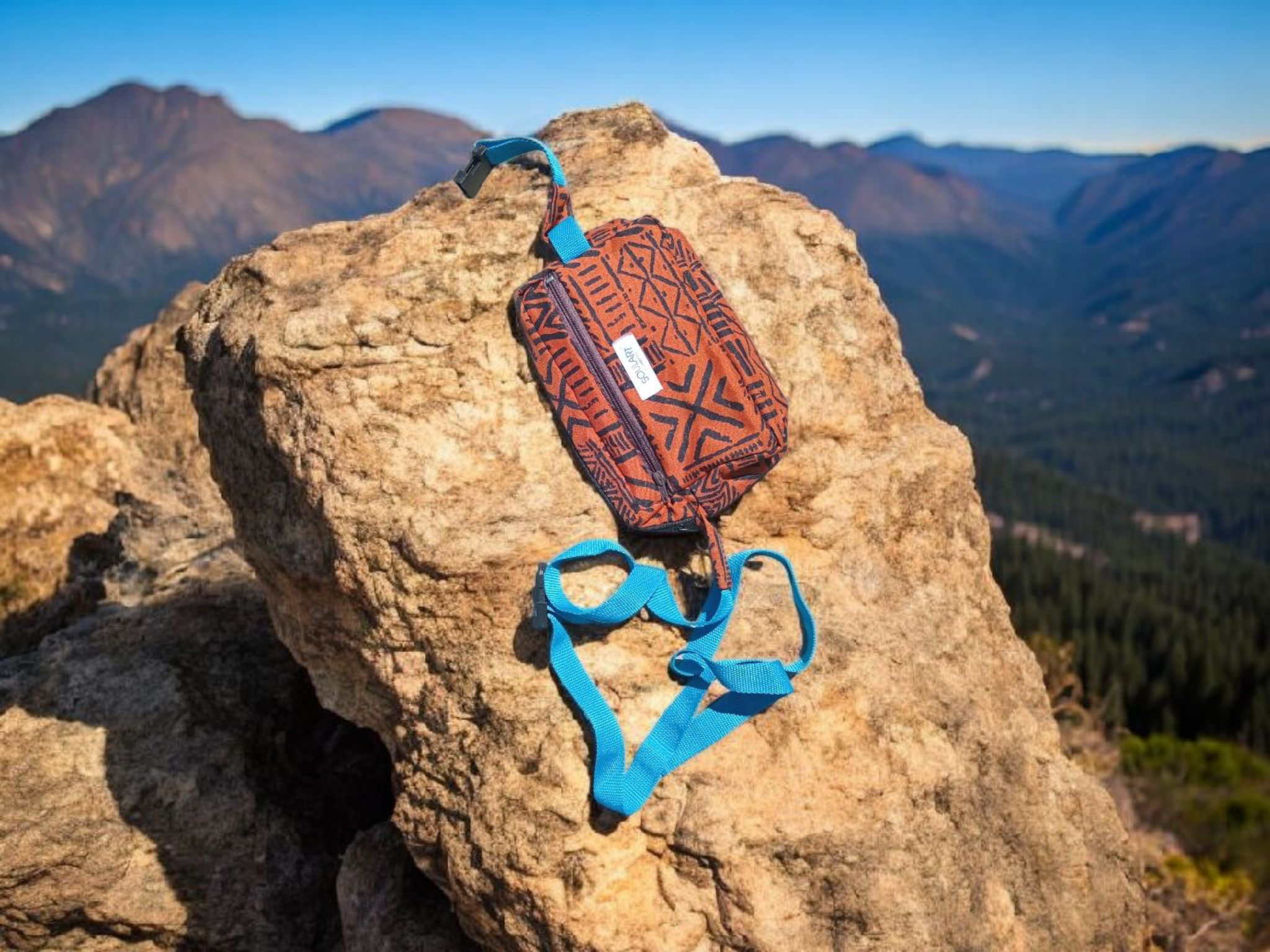 1 CHOCOLATE TRIBAL FANNY-PACK