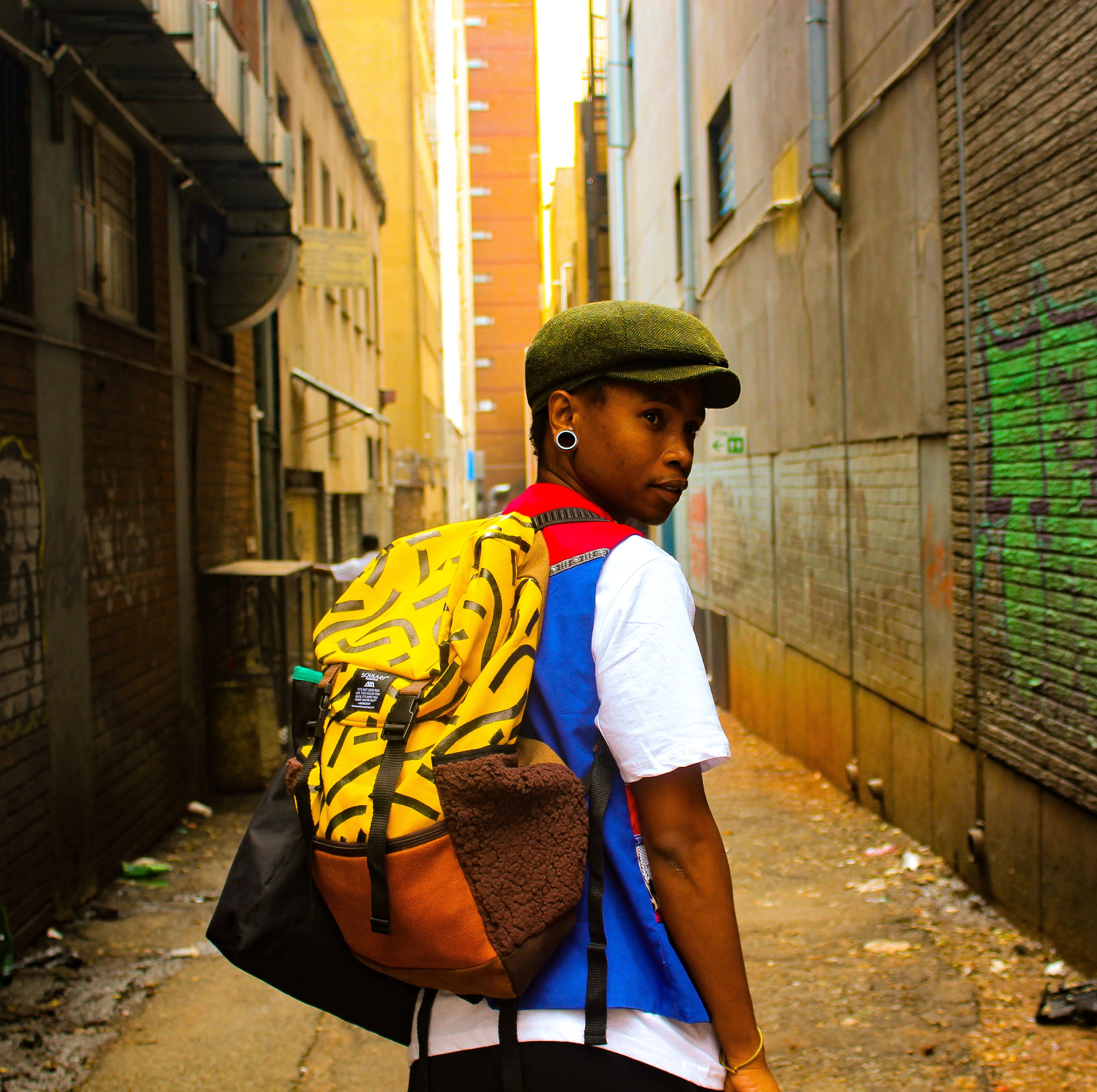 SSP 1.0 Soulart Hiking Trail Pattern Backpack